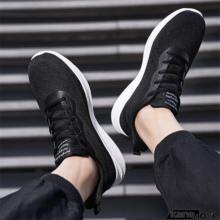 Male Stylish Comfortable All Match Soft Sole Running Sneaker