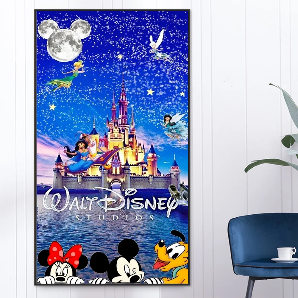 Diamond Painting - Full Round Drill - Disneyland Mickey Mouse(Canvas|50*80cm)