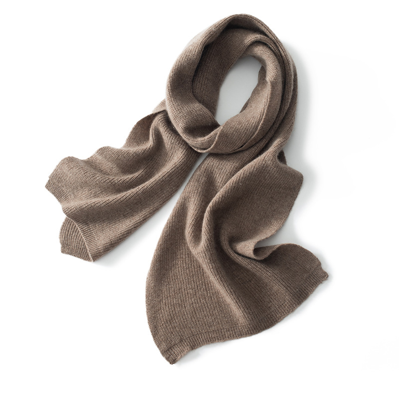 100% Cashmere Plain Scarf Classic REAL SILK LIFE
