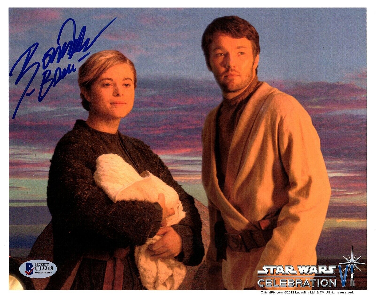 BONNIE PIESSE Signed Auto STAR WARS Aunt BERU LARS