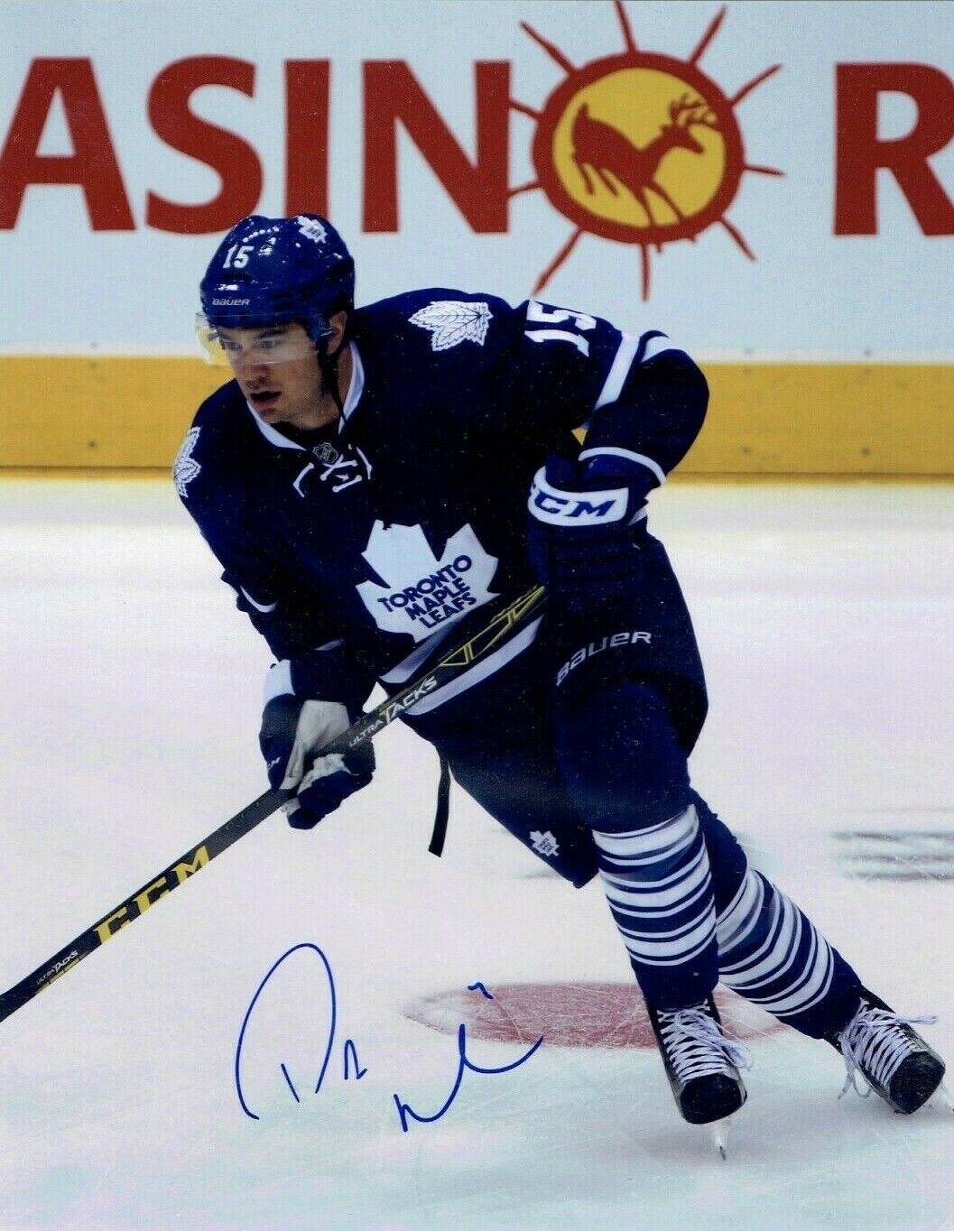 PIERRE-ALEXANDRE PA P-A PARENTEAU autographed TORONTO MAPLE LEAFS 8X10 Photo Poster painting