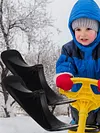 1 Pair Scooter Sled Ski Sleigh Snow Sledge Board Set Ski Scooter for Child Kids