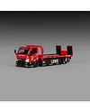 1/64 Fully floor-standing flatbed trailer Super Silhouette Metallic Red (Diecast car model) limited to 999 units