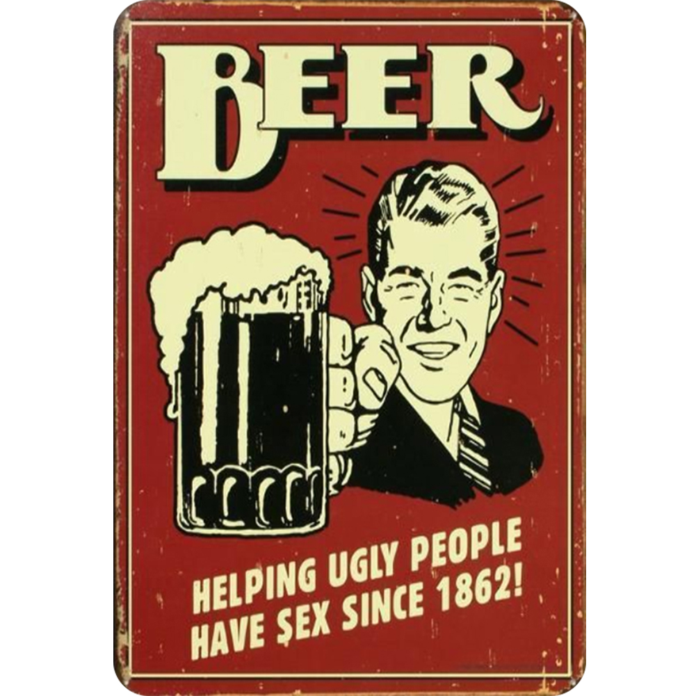 20*30cm - Beer Man - Metal Tin Signs