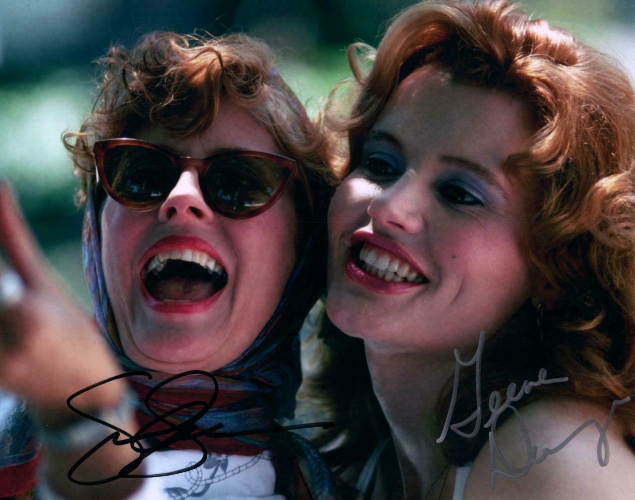 Susan Sarandon / Geena Davis Autographed Signed 8x10 Photo Poster painting ( ) REPRINT