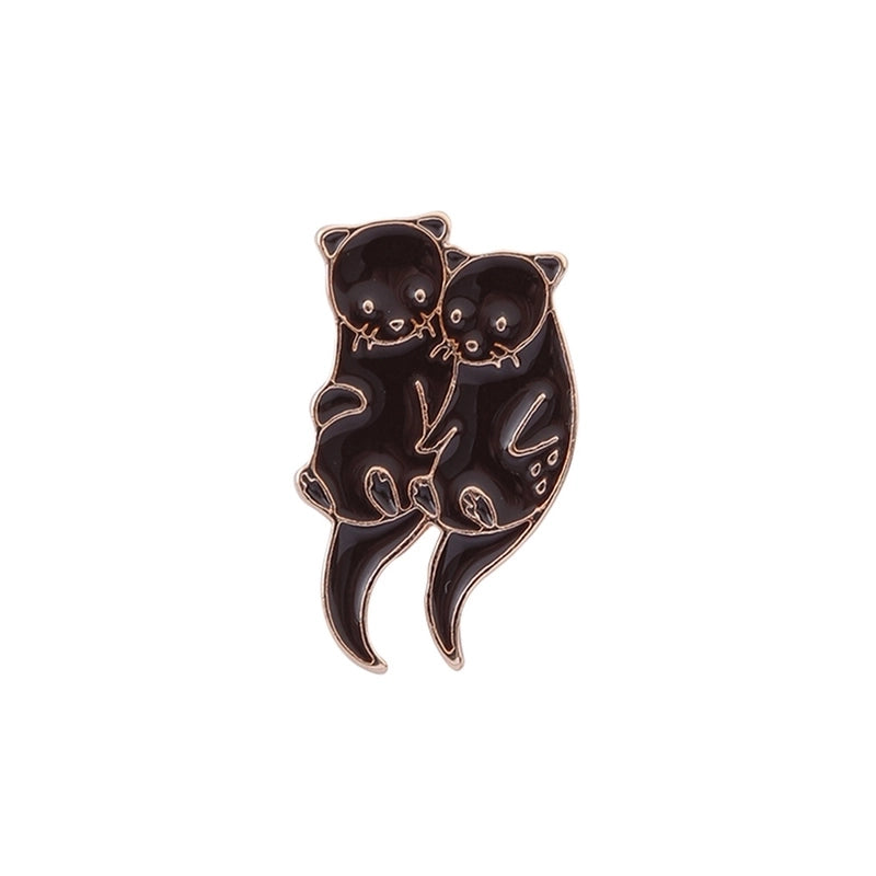 Cute Bear Panda Cat Alloy Women’s Brooches