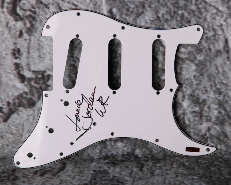 GFA Funk Band War * LONNIE JORDAN * Signed Electric Pickguard MH1 COA