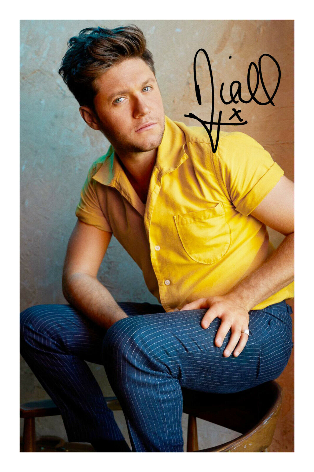 Niall Horan Signed A4 Photo Poster painting Print Autograph Music One Direction