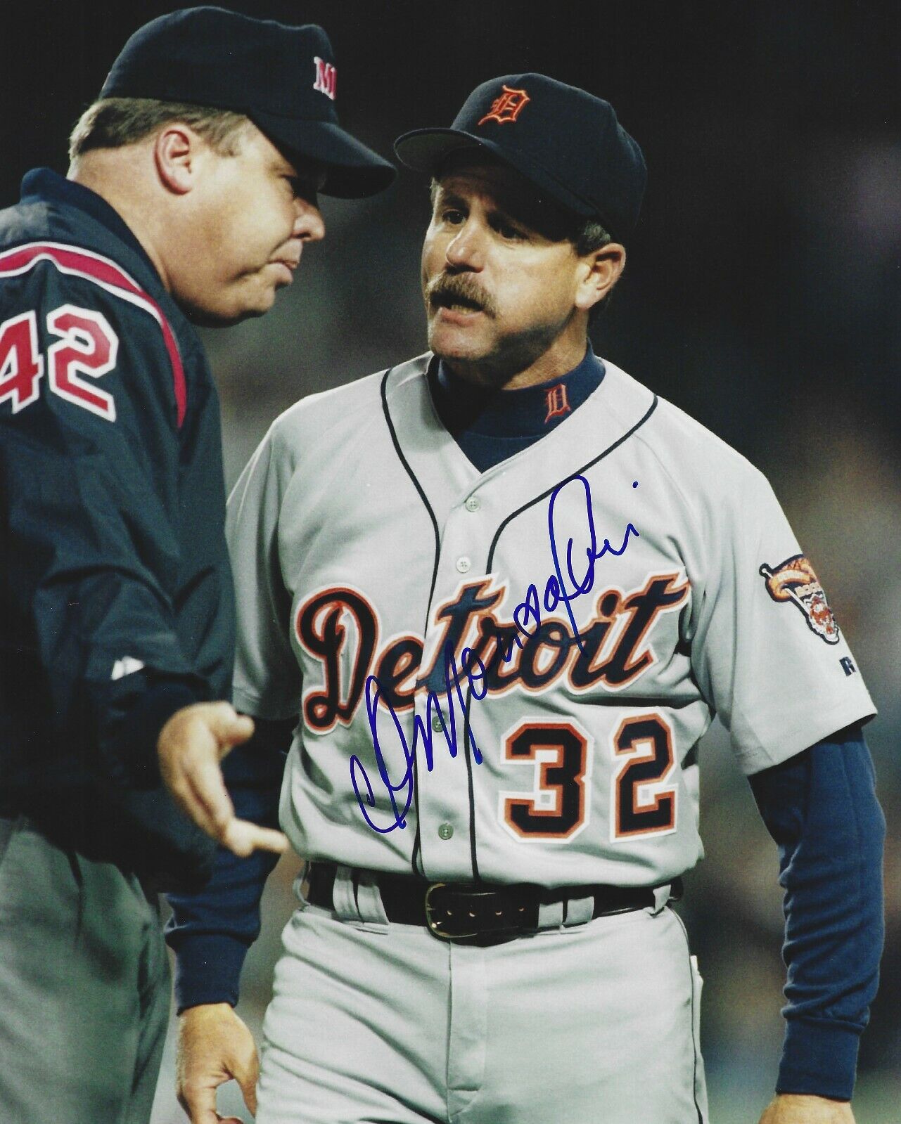 Signed 8x10 DOUG MANSOLINO Detroit Tigers Autographed Photo Poster painting - COA