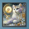 Cat-Peinture sp&eacute;ciale partielle au diamant-30*30cm