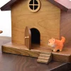 Flying House Cloud House Piggy Bank Solid Wood