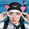 Cat Ears 3mm Neoprene Diving Headband Cartoon Diving Hood for Snorkeling Surfing