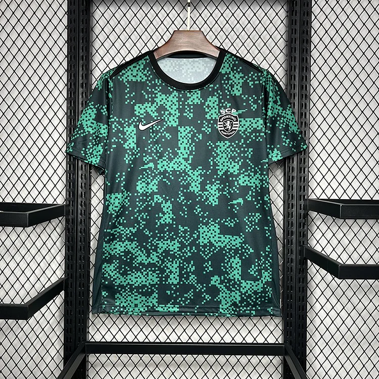 24-25 Sporting Lisbon pre-match football jersey