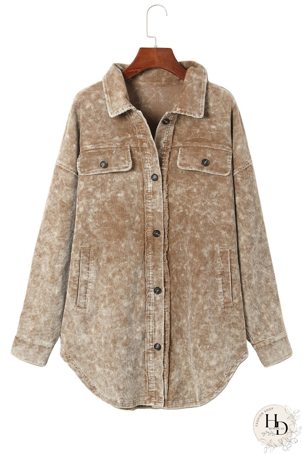 Tassel Detail Corduroy Jacket