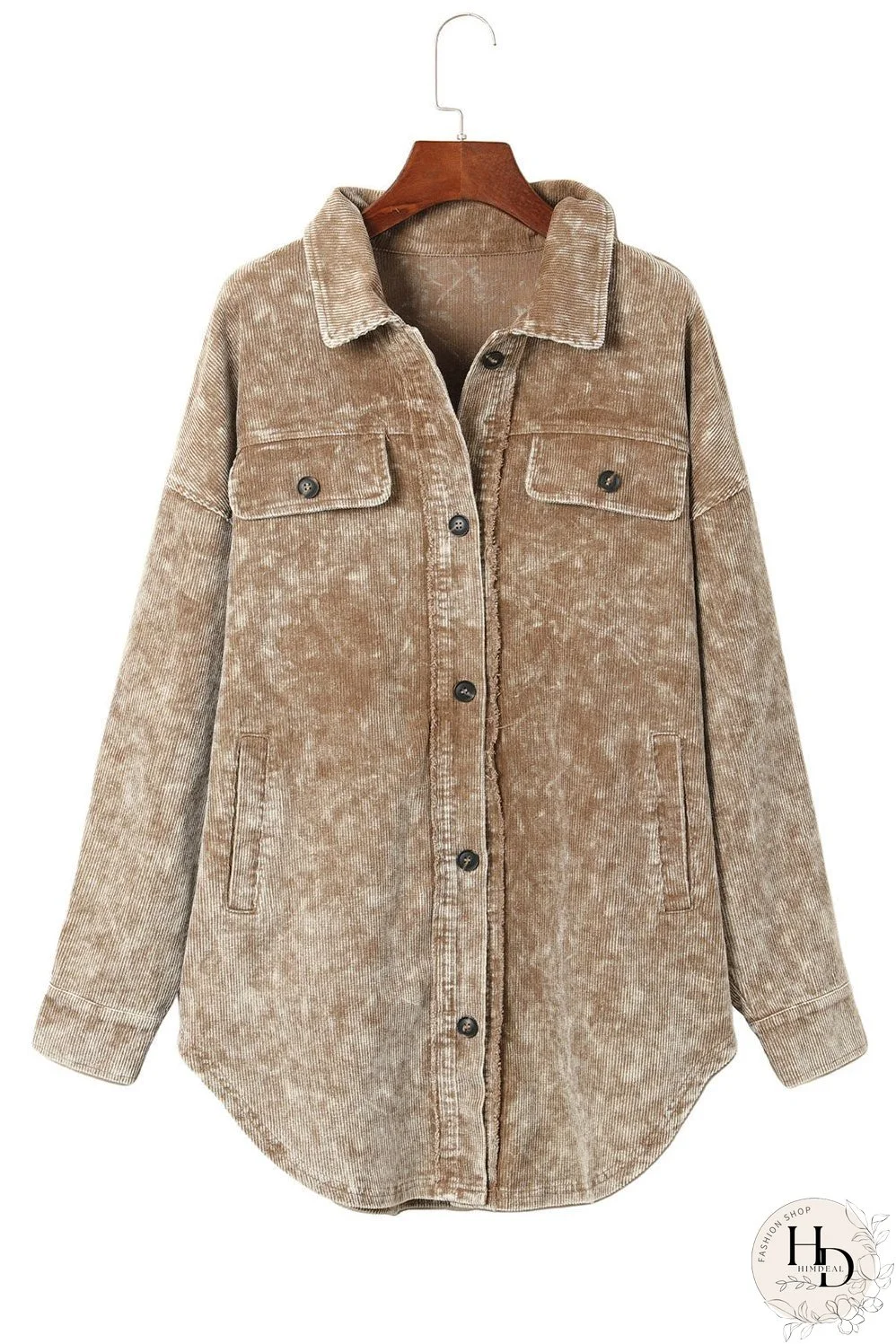 Tassel Detail Corduroy Jacket