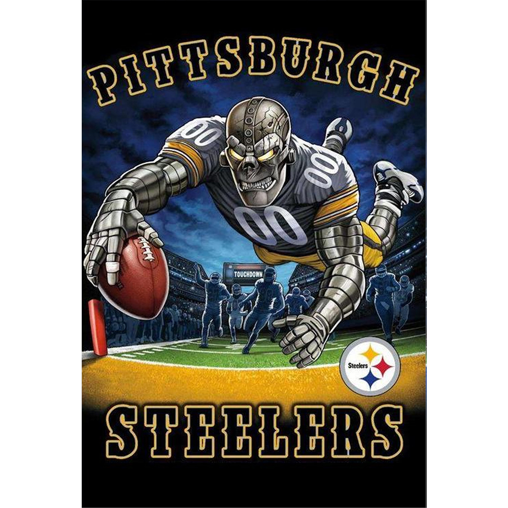 

Football Pittsburgh Steelers - Round Drill Diamond Painting - 30*40CM, 501 Original