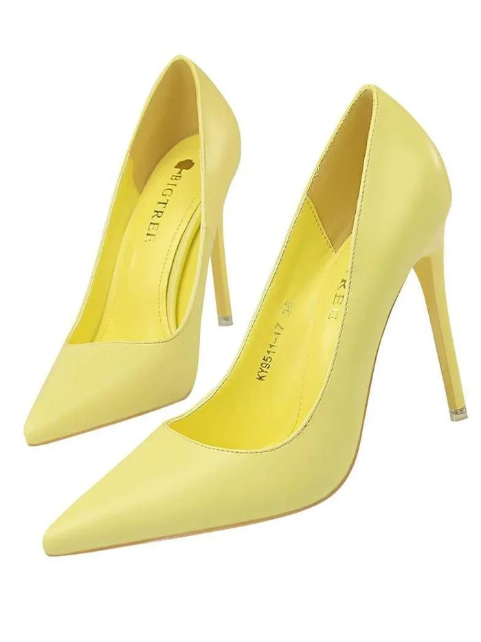 Fashion Sexy High-heeled Pointed Toe Pump Shoes