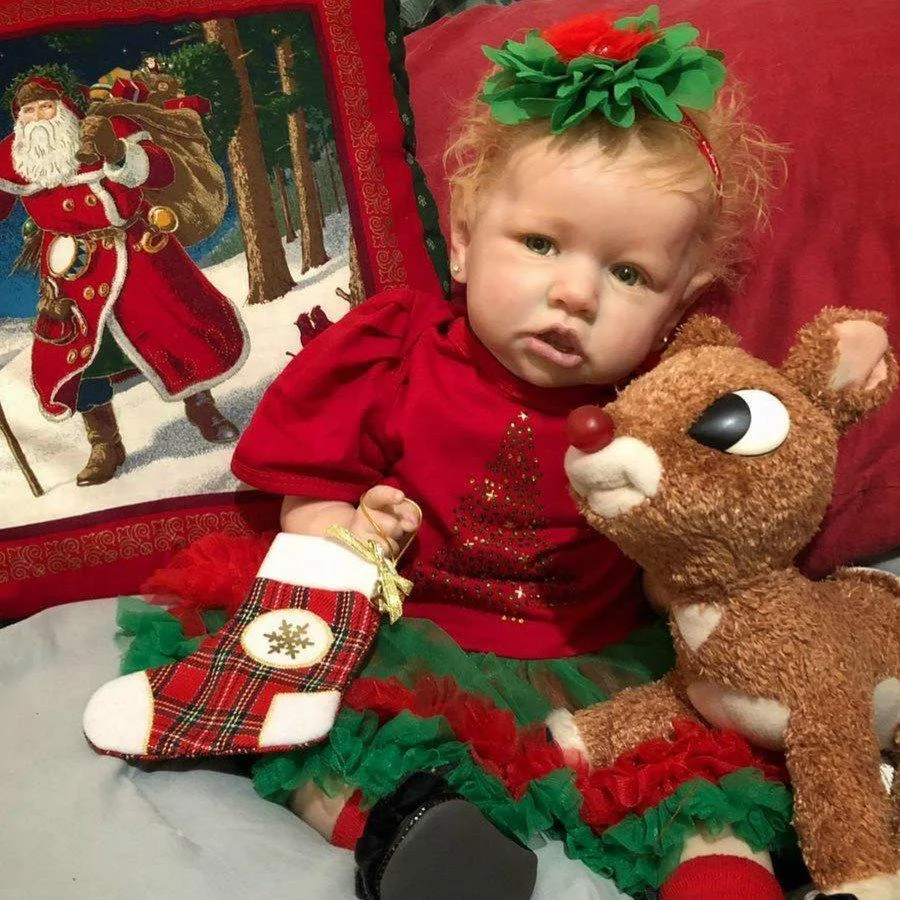 RBG®12" Realistic Reese Lifelike Reborn Baby Doll-Best Christmas Gift