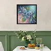 Butterfly Special Shaped DIY Partial Drill Diamond Painting Kit for Adults Beginners Home Decor Diamonds Paintings Gem Art 30x30cm