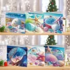 6PCS DIY Diamond Art Greeting Cards Ocean Seashell Congratulations Cards & Gifts