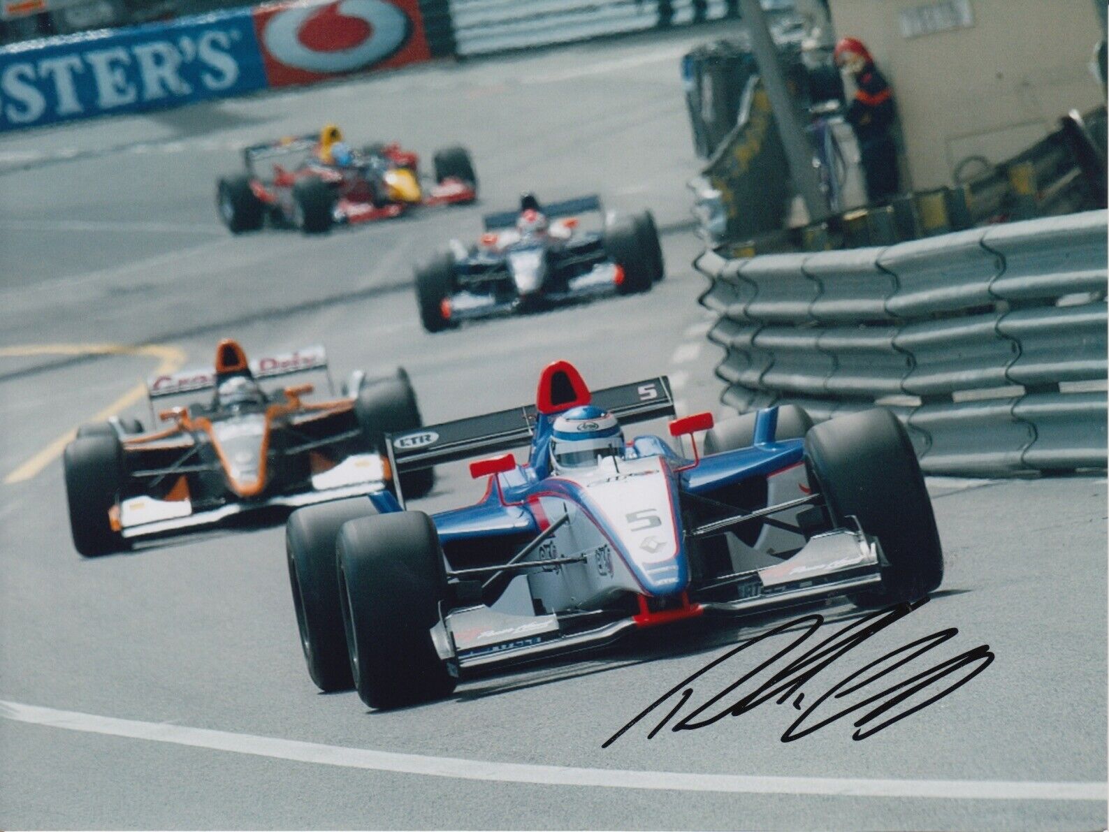 Robbie Kerr Hand Signed 8x6 Photo Poster painting - Renault World Series Autograph 12.