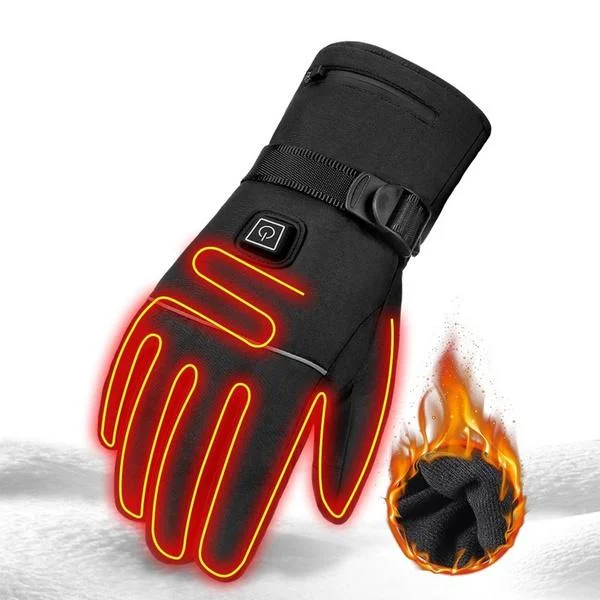 Heated Gloves Snow - Rechargeable/Electric Battery Heated Gloves - Waterproof Touchscree