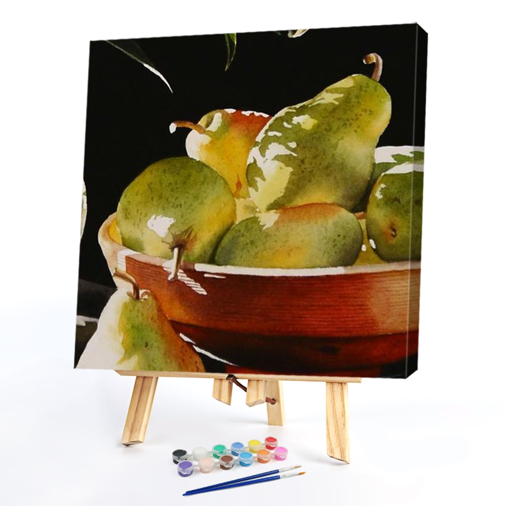

20*20CM - Paint By Numbers - Pear, 501 Original
