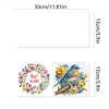 6pcs DIY Bird Diamond Art Greeting Cards 5D Rhinestone Arts Birthday Card