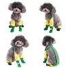 Waterproof Anti Dust Dog Pants with Detachable Shoes for Outdoor Walking Hiking