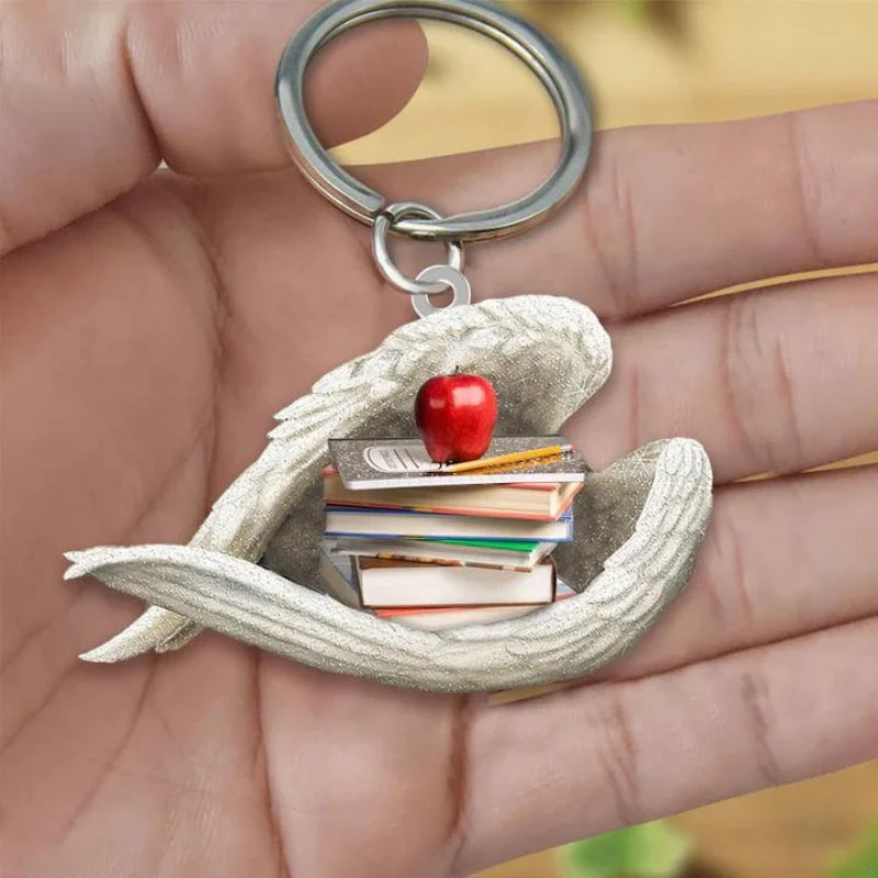 VigorDaily Sleeping Angel Acrylic Keychain Teacher SA251