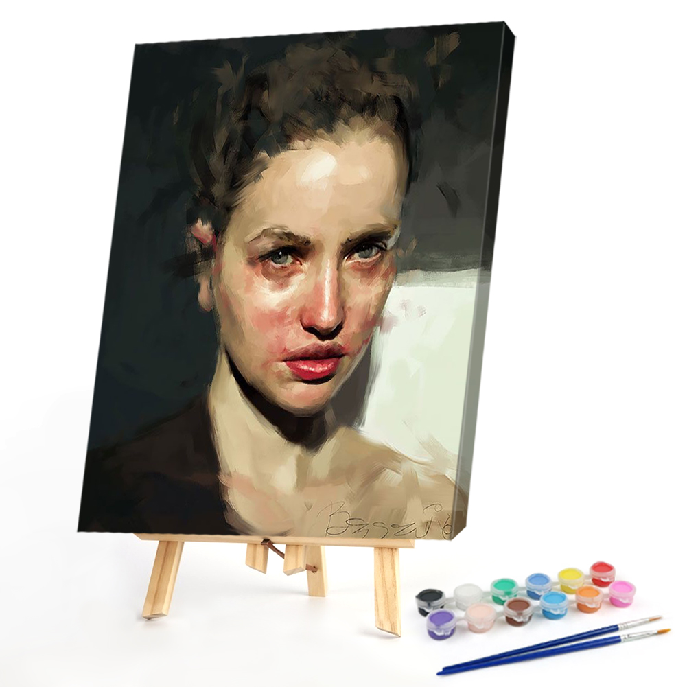 

40*50CM - Paint By Numbers - Modern Girl, 501 Original