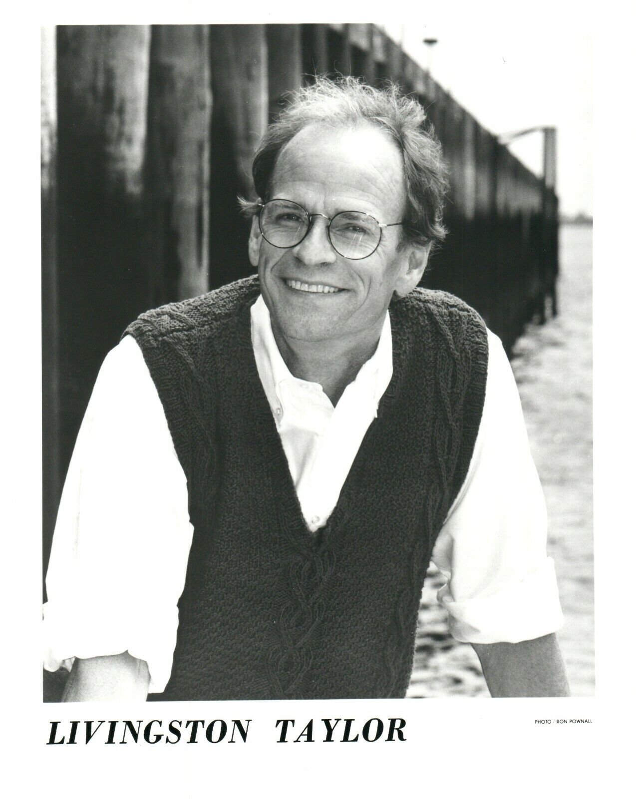 LIVINGSTON TAYLOR Folk Pop Music 8x10 Promo Press Photo Poster painting by Ron Pownall