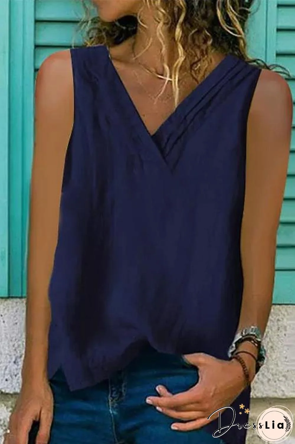 Cotton Linen Simple Top