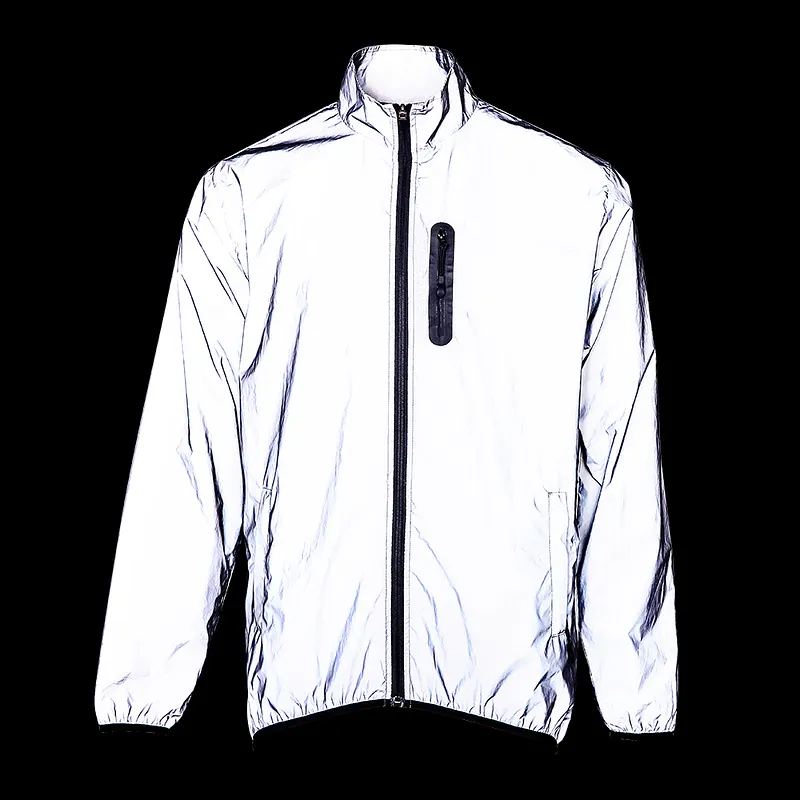 WOSAWE Men's Cycling Wind Jacket - Water Repellent, Breathable & High Visibility Activewear