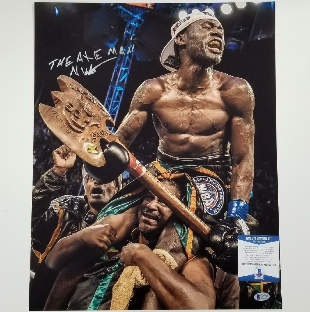 Nicholas Walters signed Axe Man