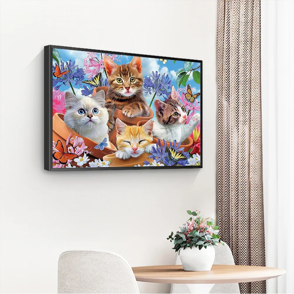 Diamond Painting - Full Round Drill - Cat(40*30cm)
