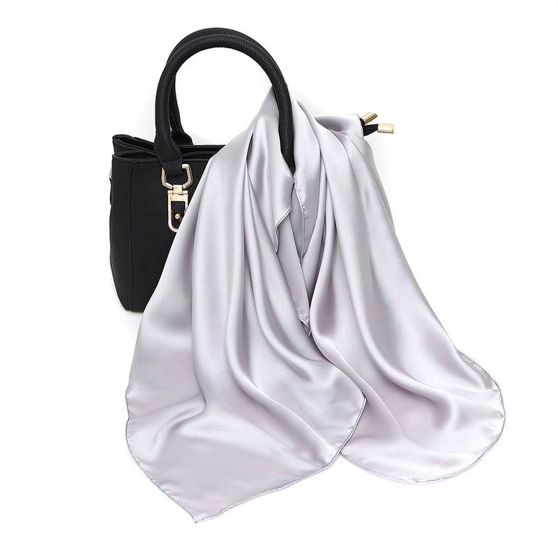 Women’s Elegant Basic Printing Polyester Printing Silk Scarf