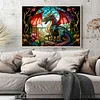 (Big Size) Flying Dragon - 11CT Stamped Cross Stitch 60*45cm/23.62*17.72in