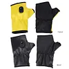 Rechargeable USB Fingerless Heated Gloves w/3 Heating Levels for Sports Skiing