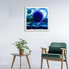 Diamond Painting-DIY Full Round Drill Blue Rose