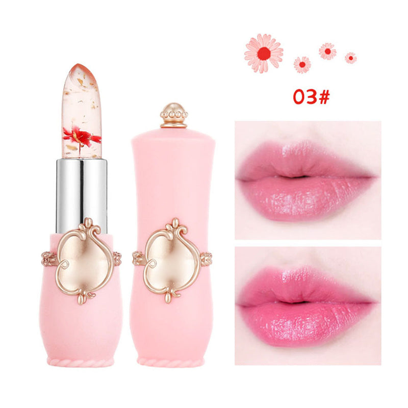 Crystal Jelly Flower Color Changing Lipstick | 168DEAL
