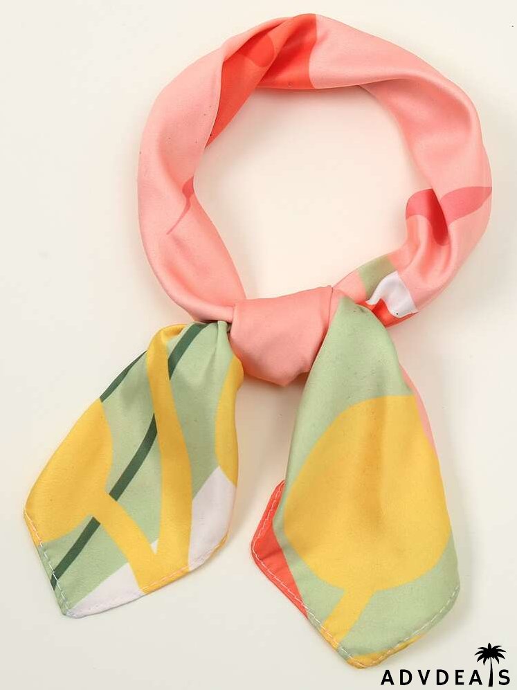 Flower Print Scarf