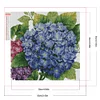>SALE<5D DIY Full Round Drill Partial AB Diamond Painting Hydrangea Decor 55x55cm