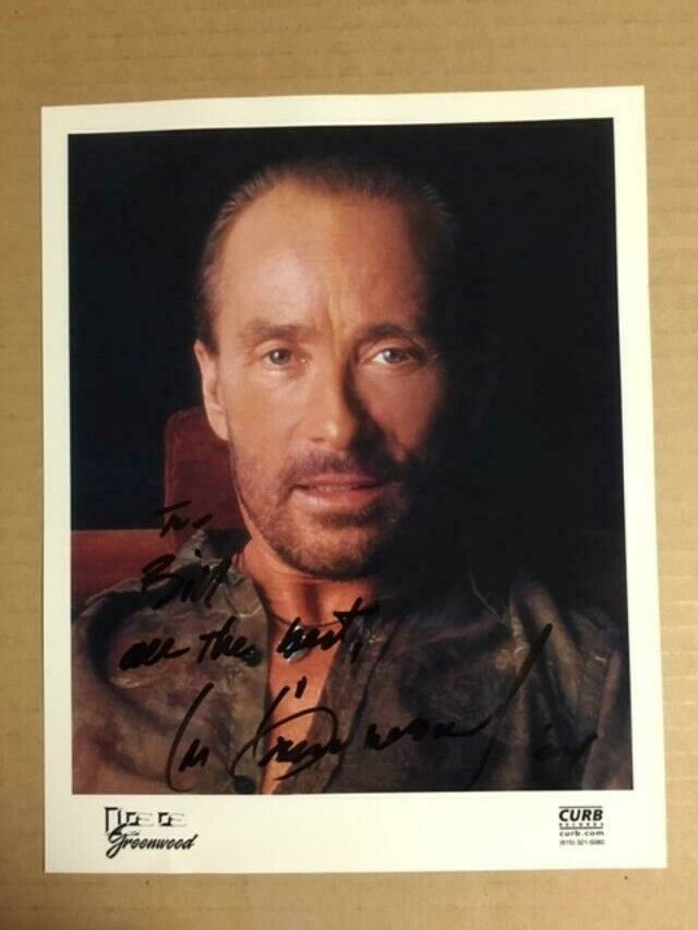 Lee Greenwood Boldly Signed Handsome Photo Poster painting 8 X 10 with COA