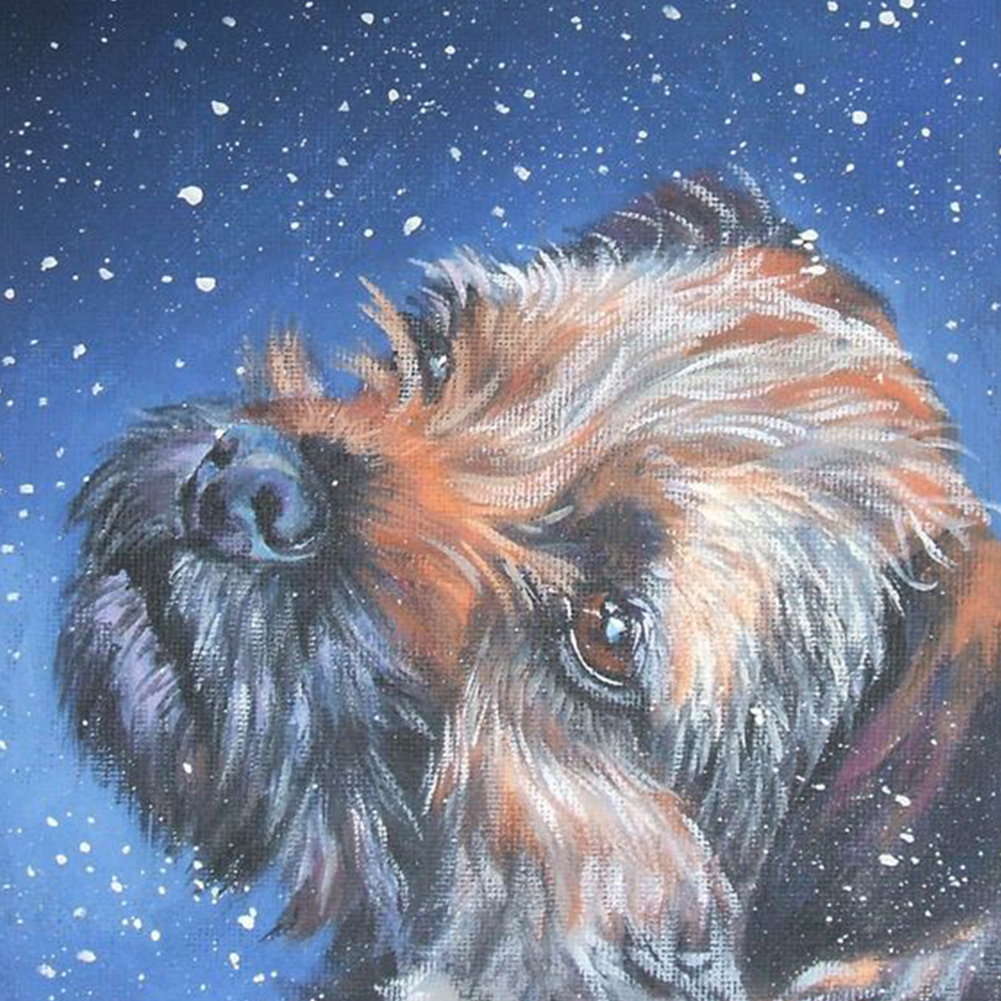 

Puppy - Round Drill Diamond Painting - 30*30CM, 501 Original