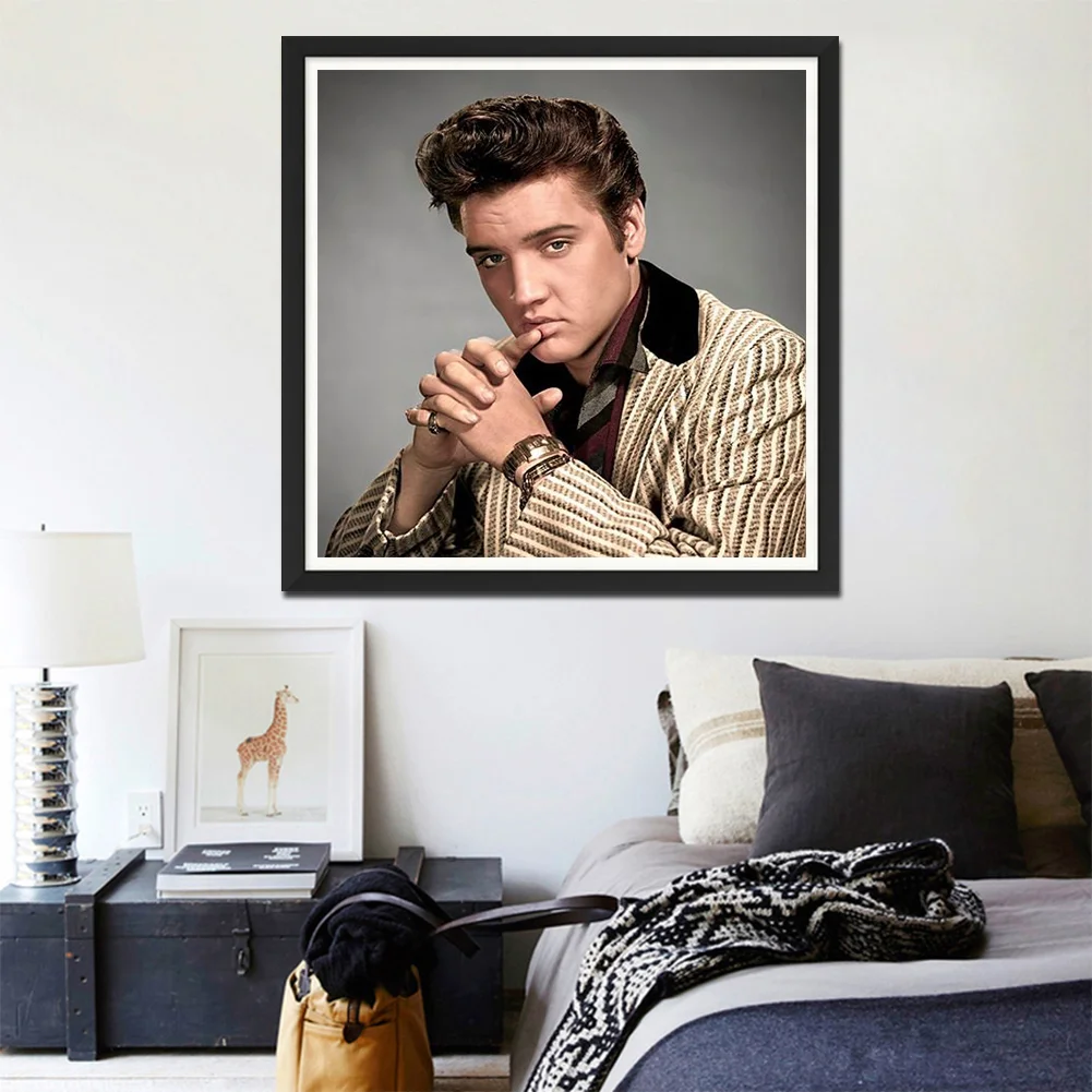 5D DIY Elvis Presley Diamond Painting Kits Full Round Drill Wall Decor Crafts