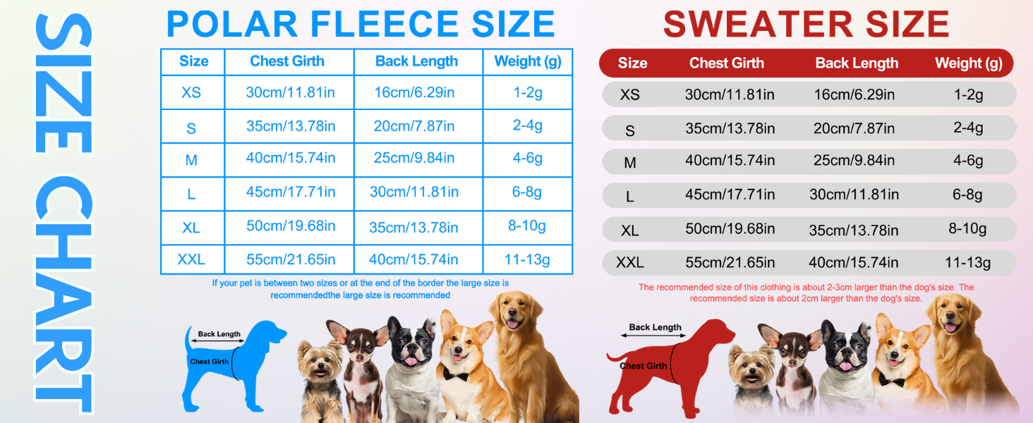 DYOART Personalized Dog Fleece Vest, Custom Embroidered Name Warm Winter Dog Clothes for Dogs