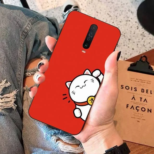 Android Xiaomi Japanese Cute Lucky Cat Kawaii Phone Case BE047