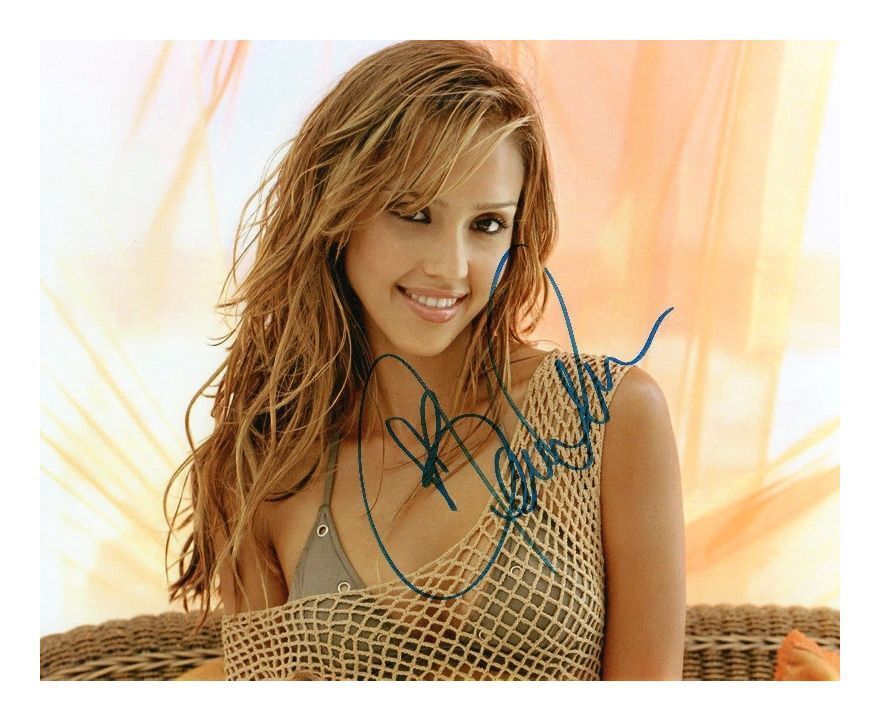 JESSICA ALBA AUTOGRAPHED SIGNED A4 PP POSTER Photo Poster painting PRINT 2