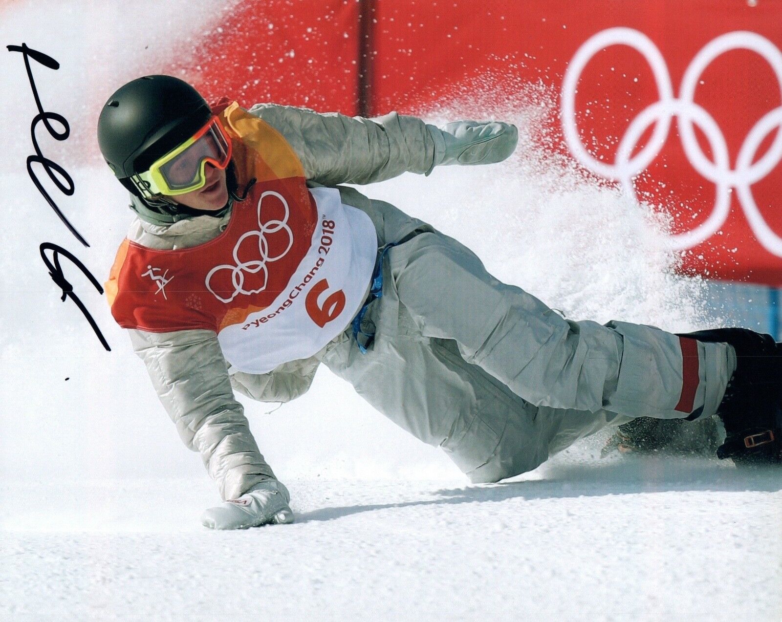 Red Gerard Signed Autograph 8x10 Photo Poster painting 2018 Olympics Gold Snowboarding COA